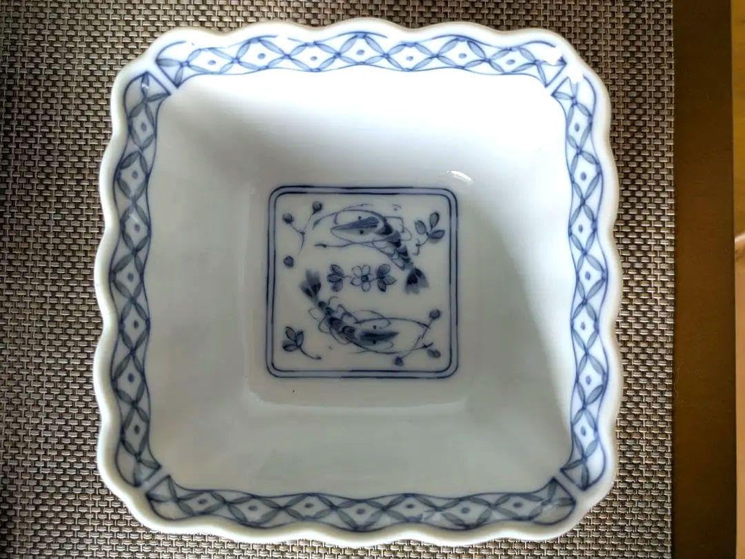 盆山水図青花磁栽鉢 山野草鉢 多肉植物 植木鉢 小品大品盆栽鉢